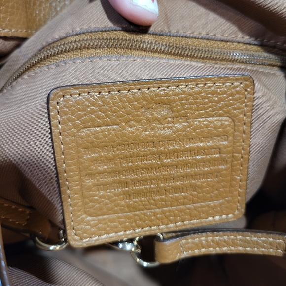 Coach Brown Leather Hand Bag, Shoulder Bag Purse - Picture 16 of 16